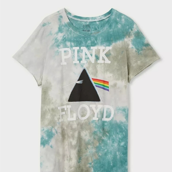 Torrid Pink Floyd classic fit crew tee - tie dye in a size 1 - Picture 4 of 4